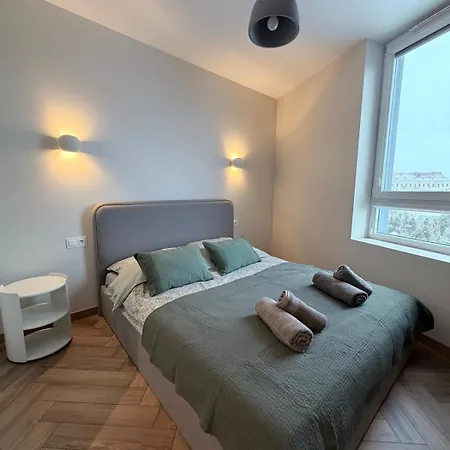 Dopamine Design 45m2 I Free Parking I Centrum דירה